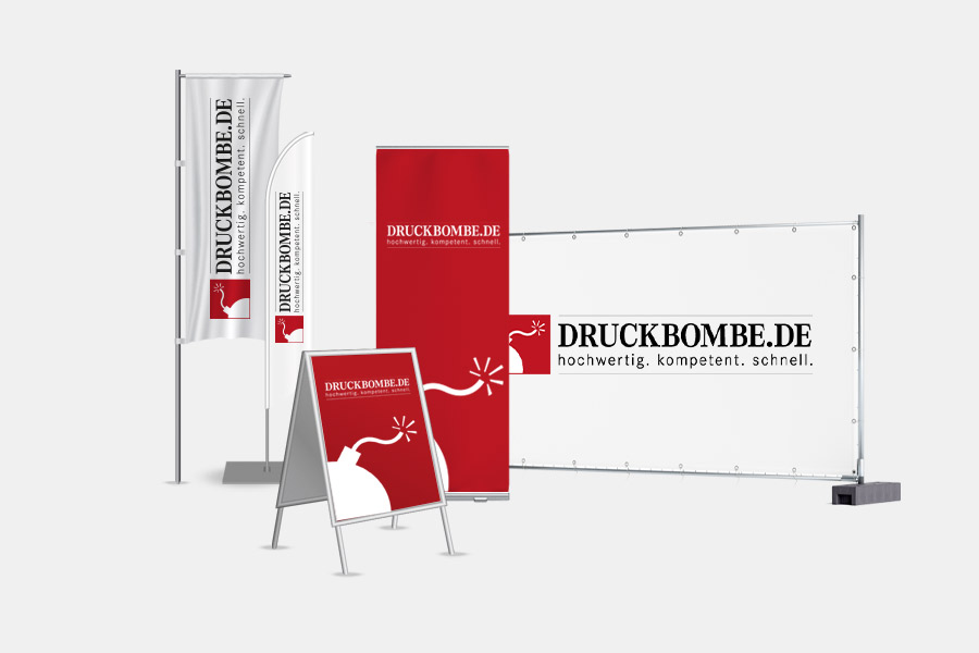 Werbetechnik g&uuml;nstig drucken